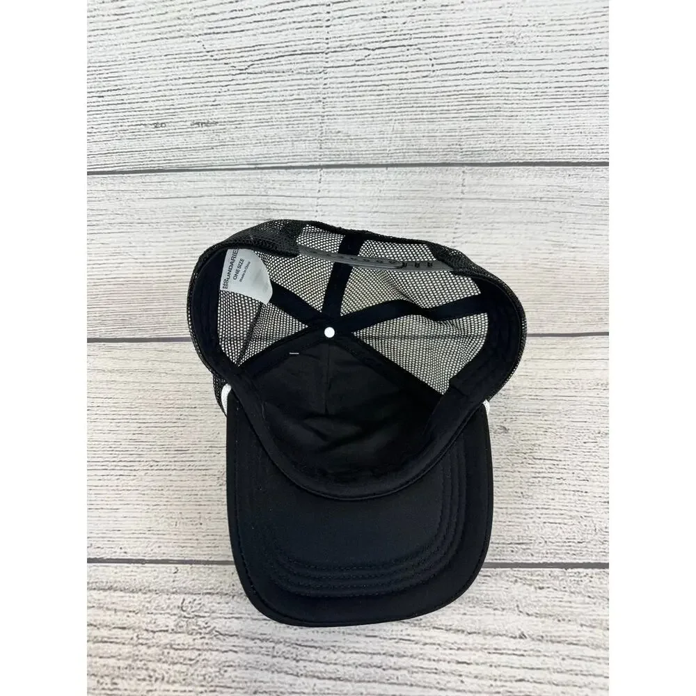 No Boundaries Women's Black Coastal Cowgirl Embroidered Trucker Cap